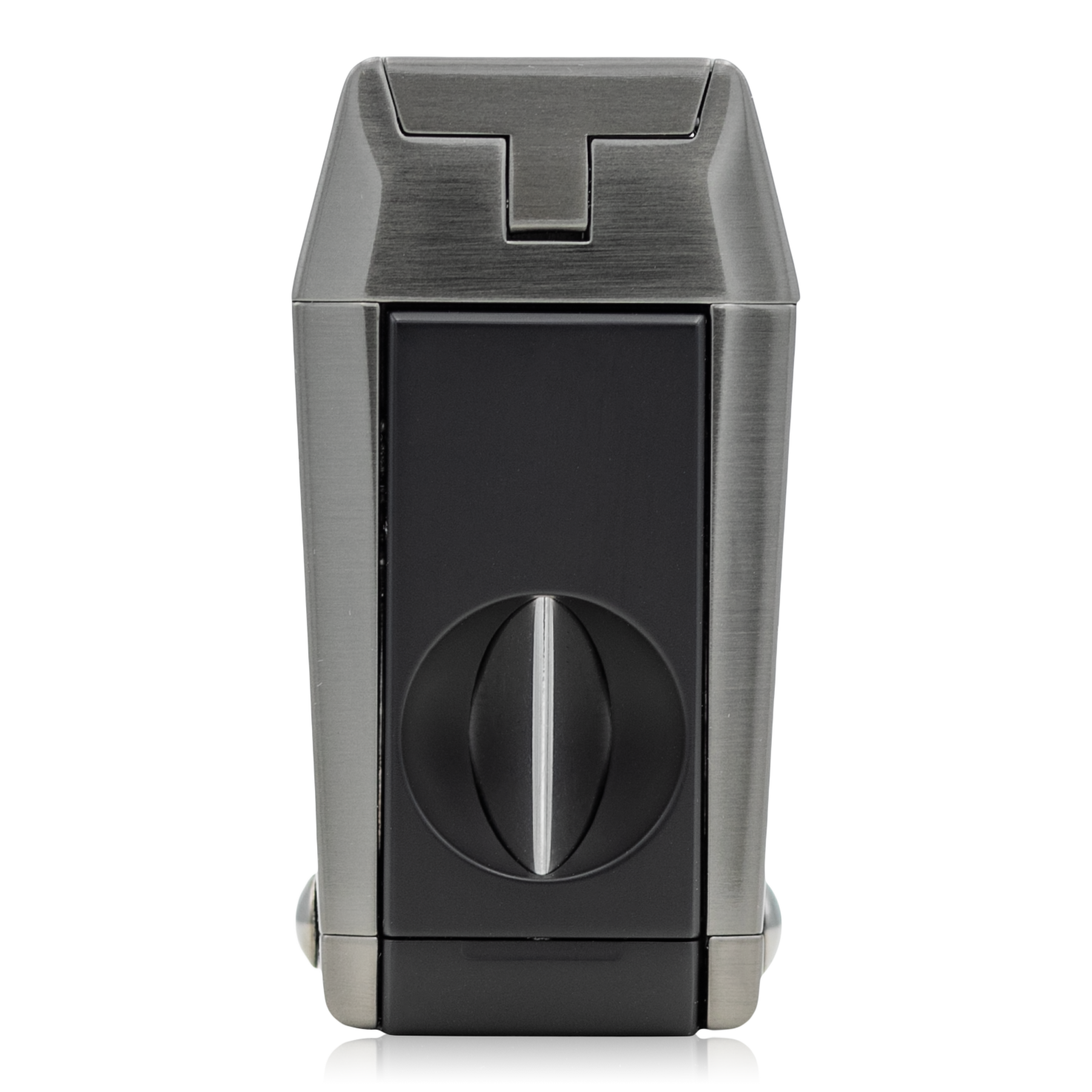 Quantum Lighter Gunmetal [Integrated V-Cut] | Colibri-Lighter-Cuban Ashes