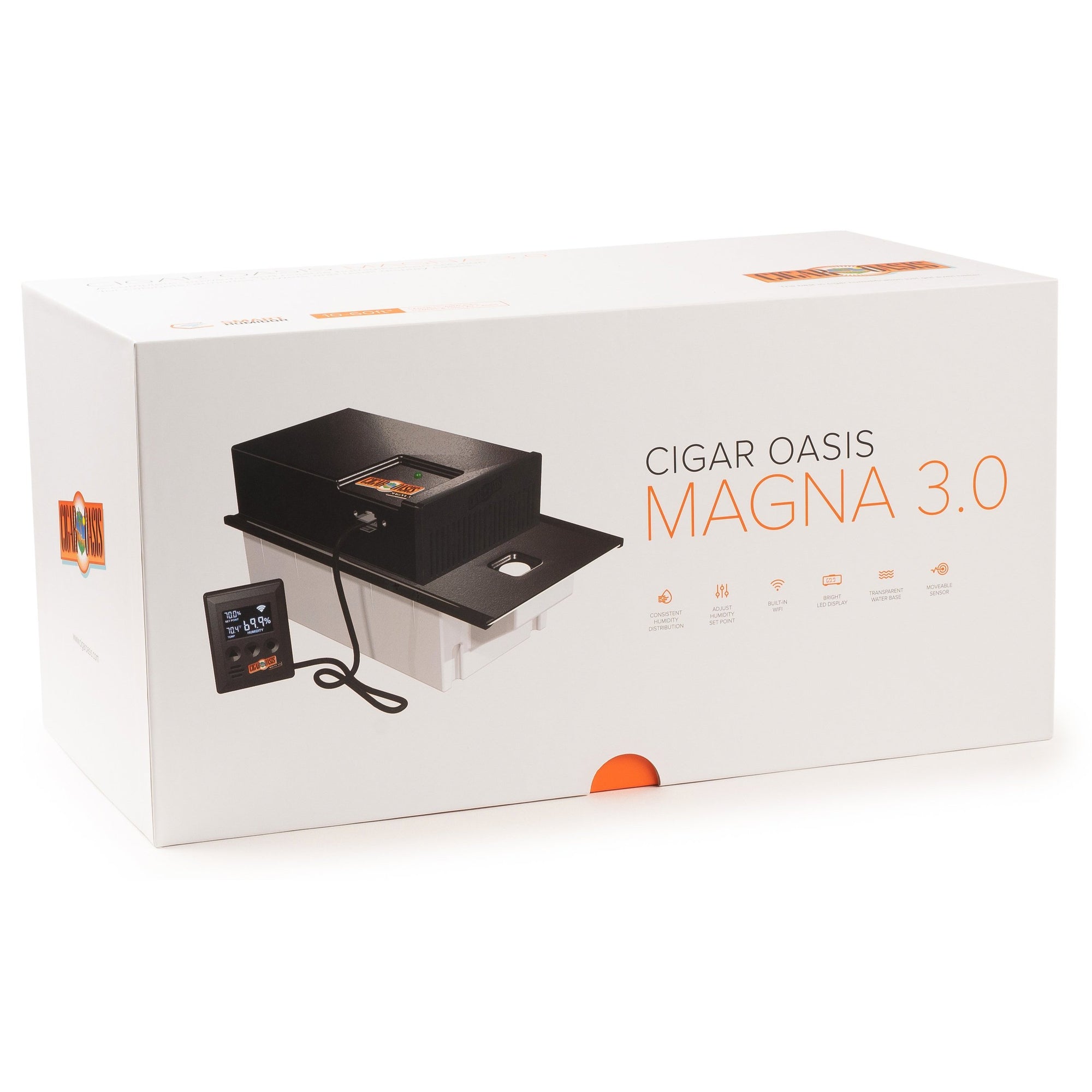 Magna 3.0 Electronic Humidifier | Cigar Oasis-Humidifier-Cuban Ashes