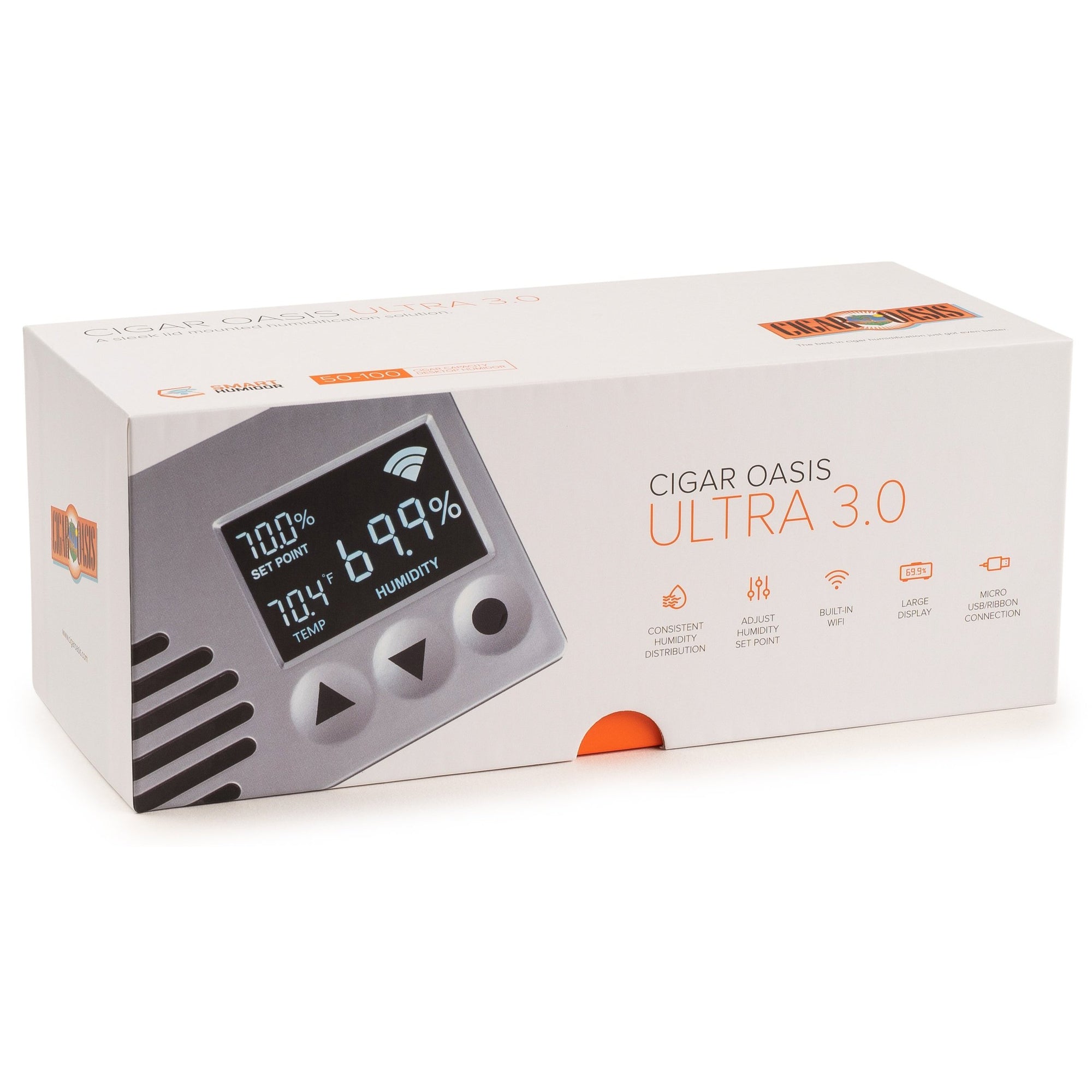Ultra 3.0 Electronic Humidifier| Cigar Oasis-Humidifier-Cuban Ashes