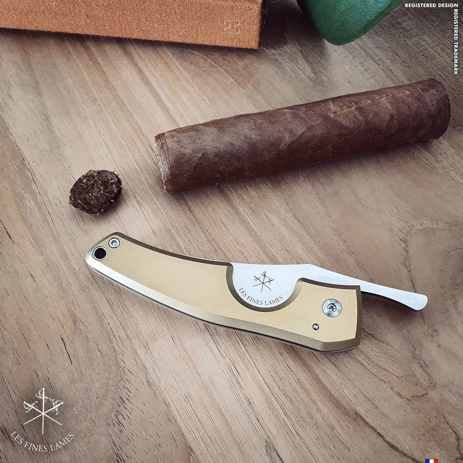 Le Petit - Compass - Cuba Brass | Les Fines Lames-Cutter-Cuban Ashes