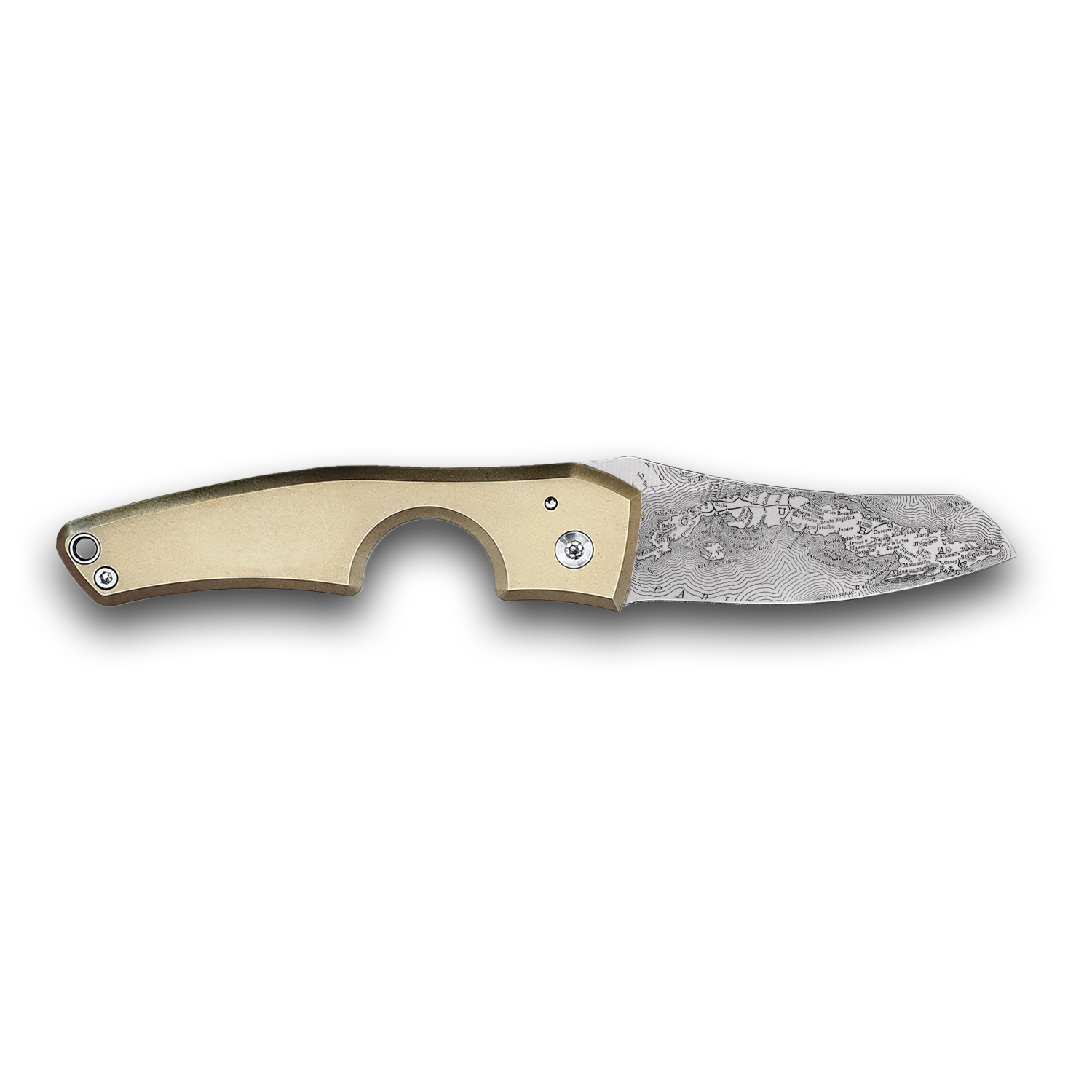 Le Petit - Compass - Cuba Brass | Les Fines Lames-Cutter-Cuban Ashes