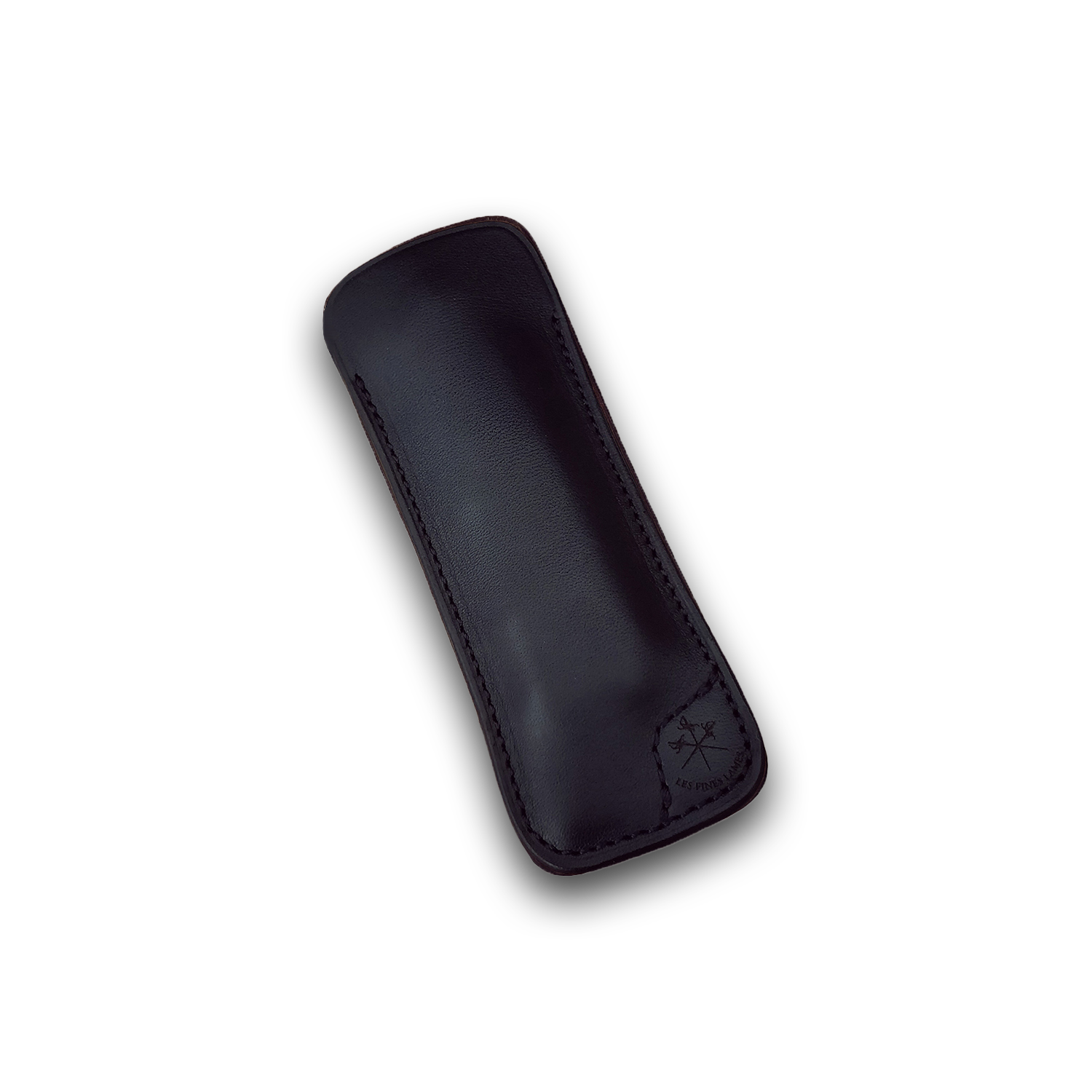 Black Leather case for Le Petit | LES FINES LAMES-Cutter-Cuban Ashes