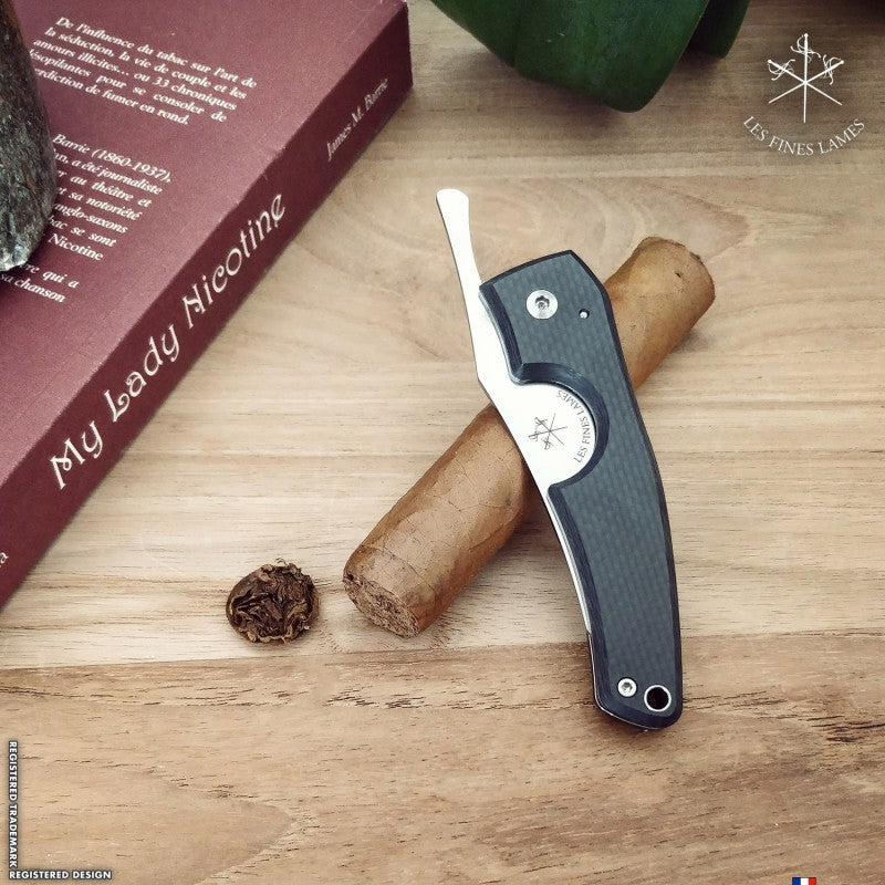 LE PETIT by LES FINES LAMES - Carbon fiber Cigar cutter