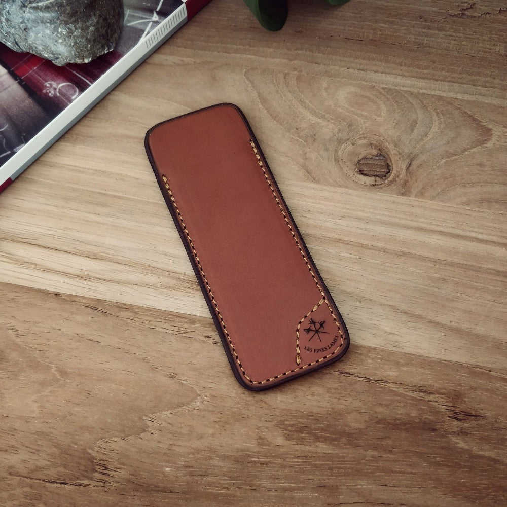 Tan Leather case for Le Petit | LES FINES LAMES-Cutter-Cuban Ashes