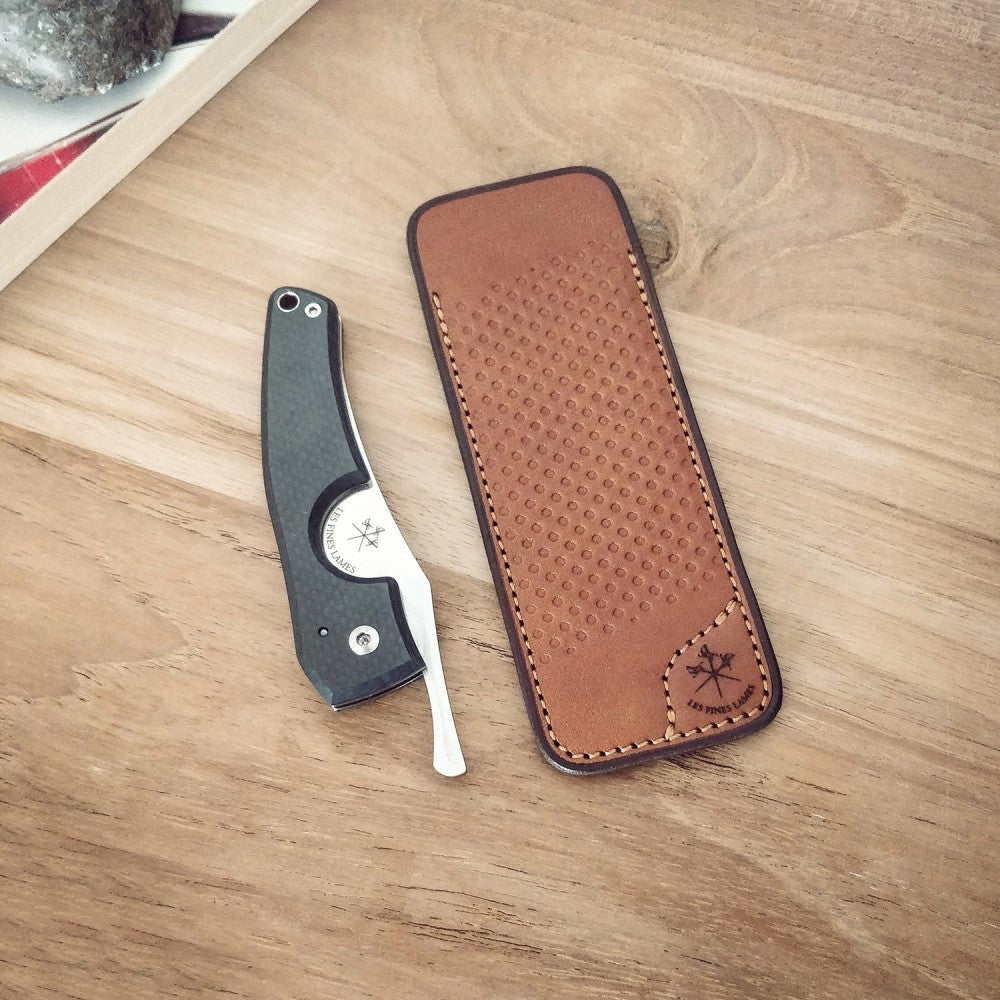 Vintage Leather case for Le Petit | LES FINES LAMES-Cutter-Cuban Ashes